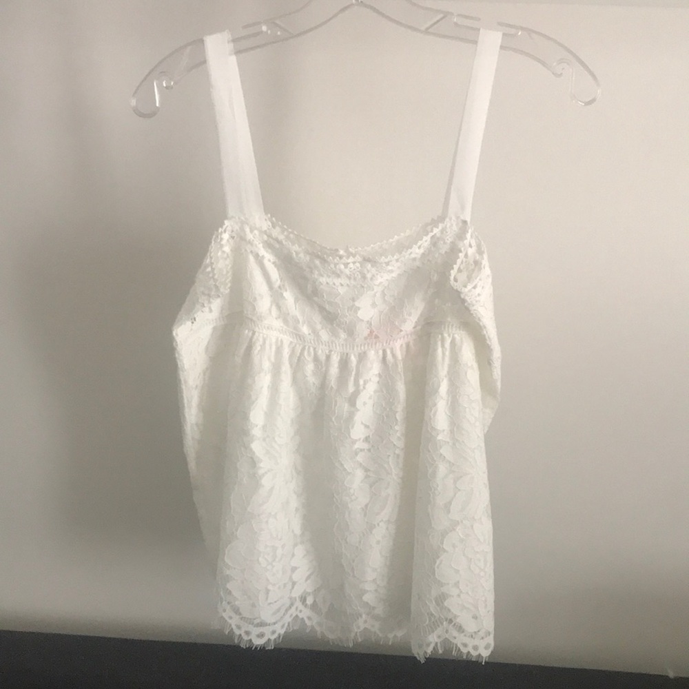 White Cami lace top